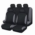 Jeu complet de housses universelles voiture SPOT noires et grises