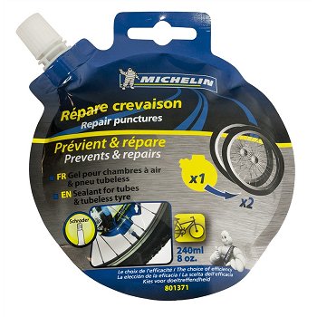 Gel pr&eacute;ventif crevaison v&eacute;lo MICHELIN 240 ml