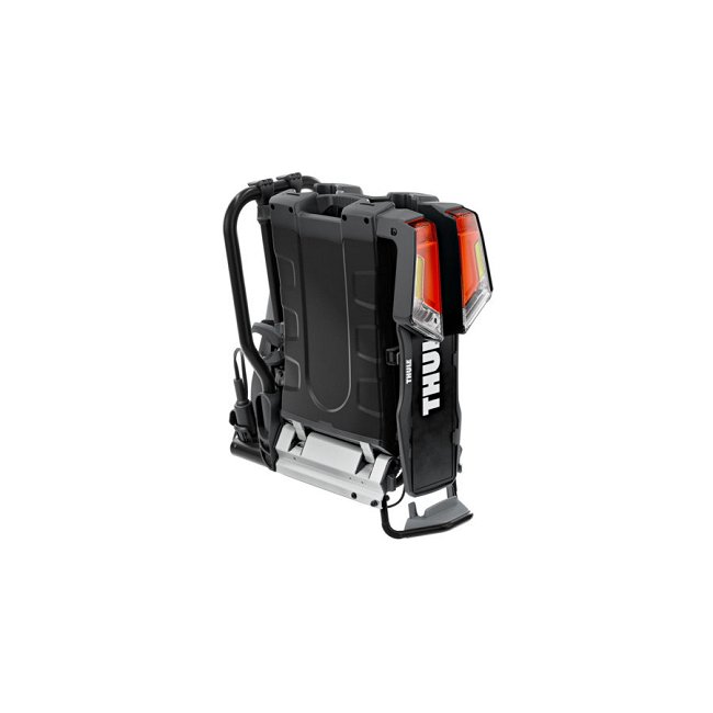 Fietsendragerplatform op trekhaak THULE Easyfold XT 933 ZWART voor 2  fietsen - 13 polig : Auto5.be