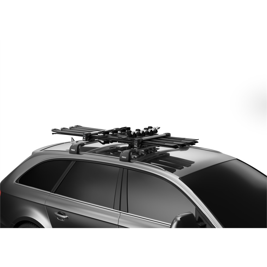 Porteskis sur barres de toit THULE SNOWPACK 7324 Auto5.be