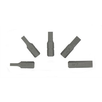 Bo&icirc;te de 5 embouts Plats SL3-SL7 mm LASER 4454