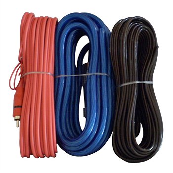 Set voedingskabels 20 mm&sup2; + RCA voor versterker NORAUTO SOUND