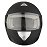 Casque int&eacute;gral RIDE 601 noir mat Taille M 