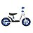 Stapfiets voor kinderen in staal URBAN 10" wit/blauw 