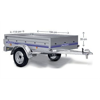 Aanhangwagen 500 kg NORAUTO NOR 2000