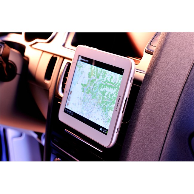 Magnetische auto tablet houder op ventilatierooster TETRAX : Auto5.be