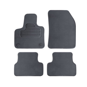 Carsio L23-CARP-CUT-3540- Tapis de Voiture sur Mesure pour Mini 2015 F55 5 Portes Noir 2 x Velcro 