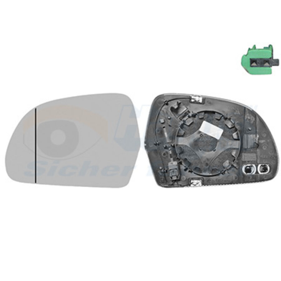 Rétroviseur Extérieur Gauche électrique Noir Hagus 4412807 - Pour Mercedes Van Citan à Partir De 2011/2012