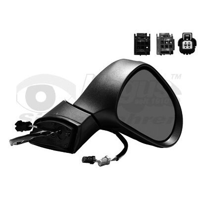 Rétroviseur Électrique Droit Noir Citroën C3 2002-2009 - Référence 8149FK