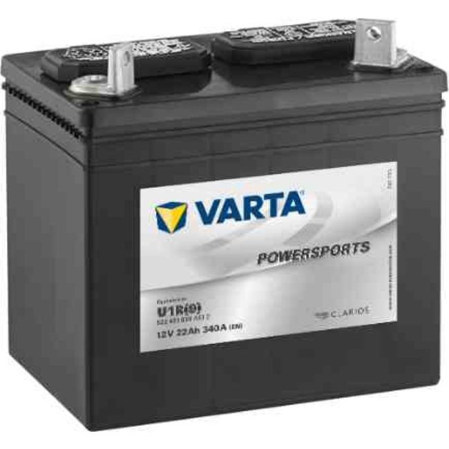 Aankondiging Lelie Tienerjaren Batterij zitmaaier Varta U1R 22AH-340A - REF 522 451 034 : Auto5.be